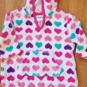 Girls swim towel bathing suit top